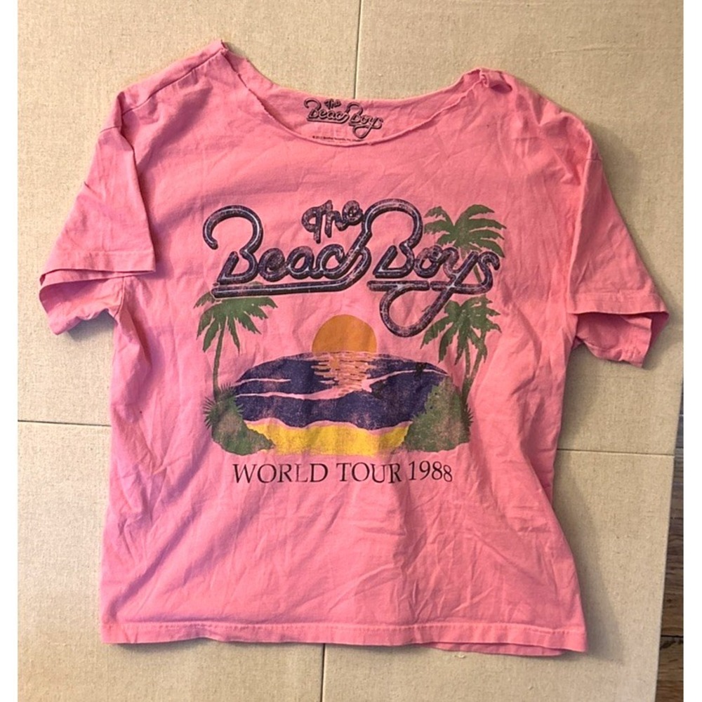 Vintage The Beach Boys World Tour 1988 short sleeve classic shirt Size M